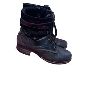 Stylish Black Leather Women's Boots